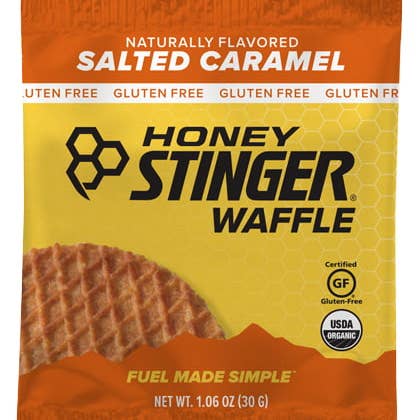 One Bay Distribution - Vente Supplément oral/vitamine - Gaufres énergétiques Honey Stinger, paquet de 12, caramel salé (GF)