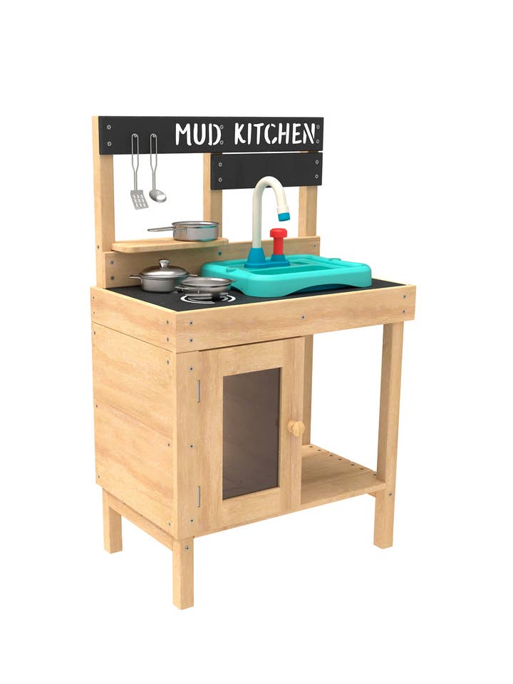 TP Toys Early Fun Wooden Mud Kitchen for wholesale by Flybar, Inc