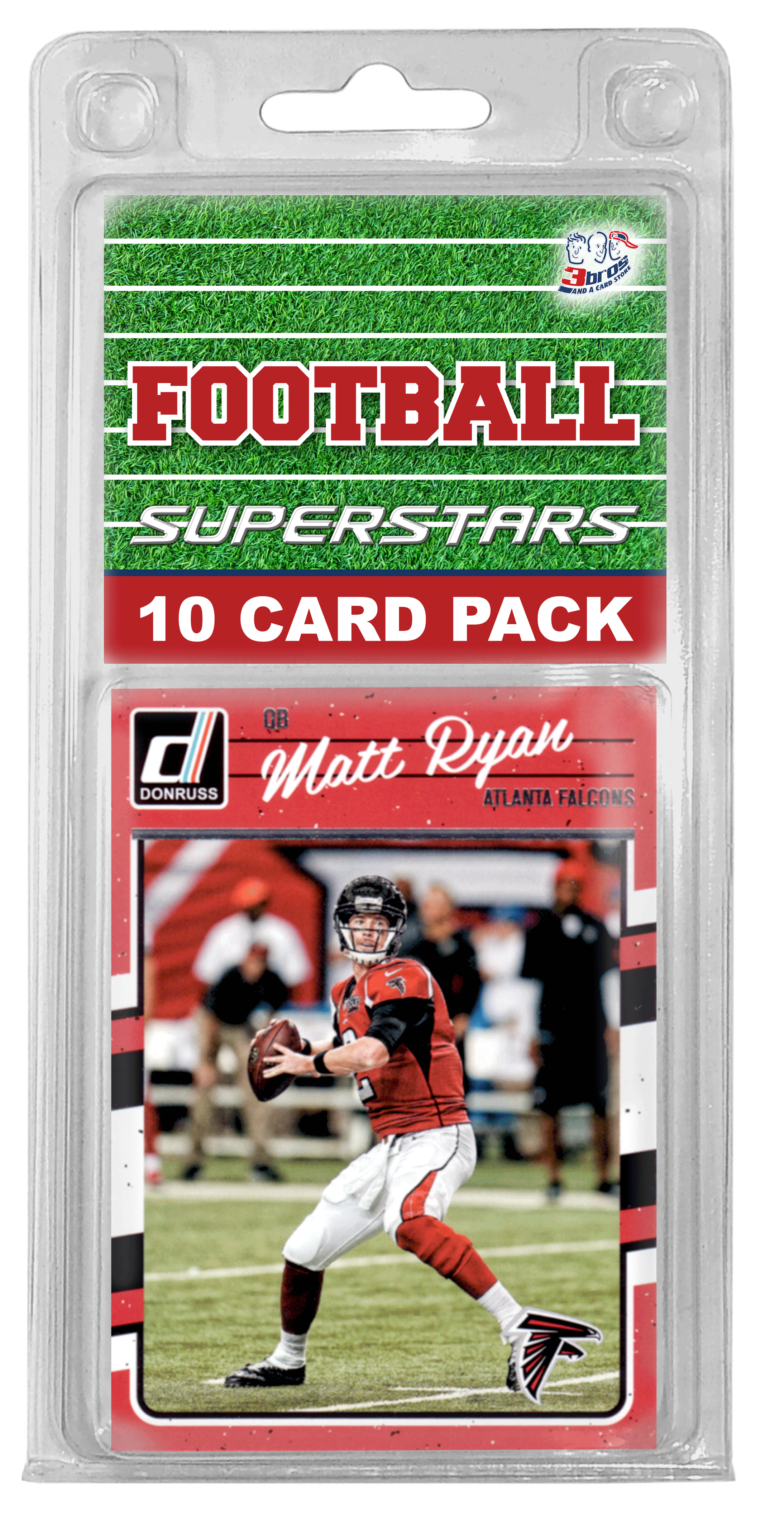 3bros And A Card Store - Wholesale Playing Cards - 10-Card Atlanta Falcons Superstars Kit0