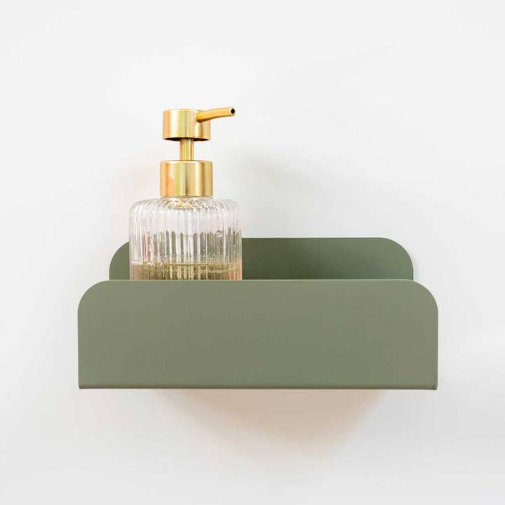 Grote keukenmuurplank - zonder boren - Grijsgroen voor wholesale door MAMIK