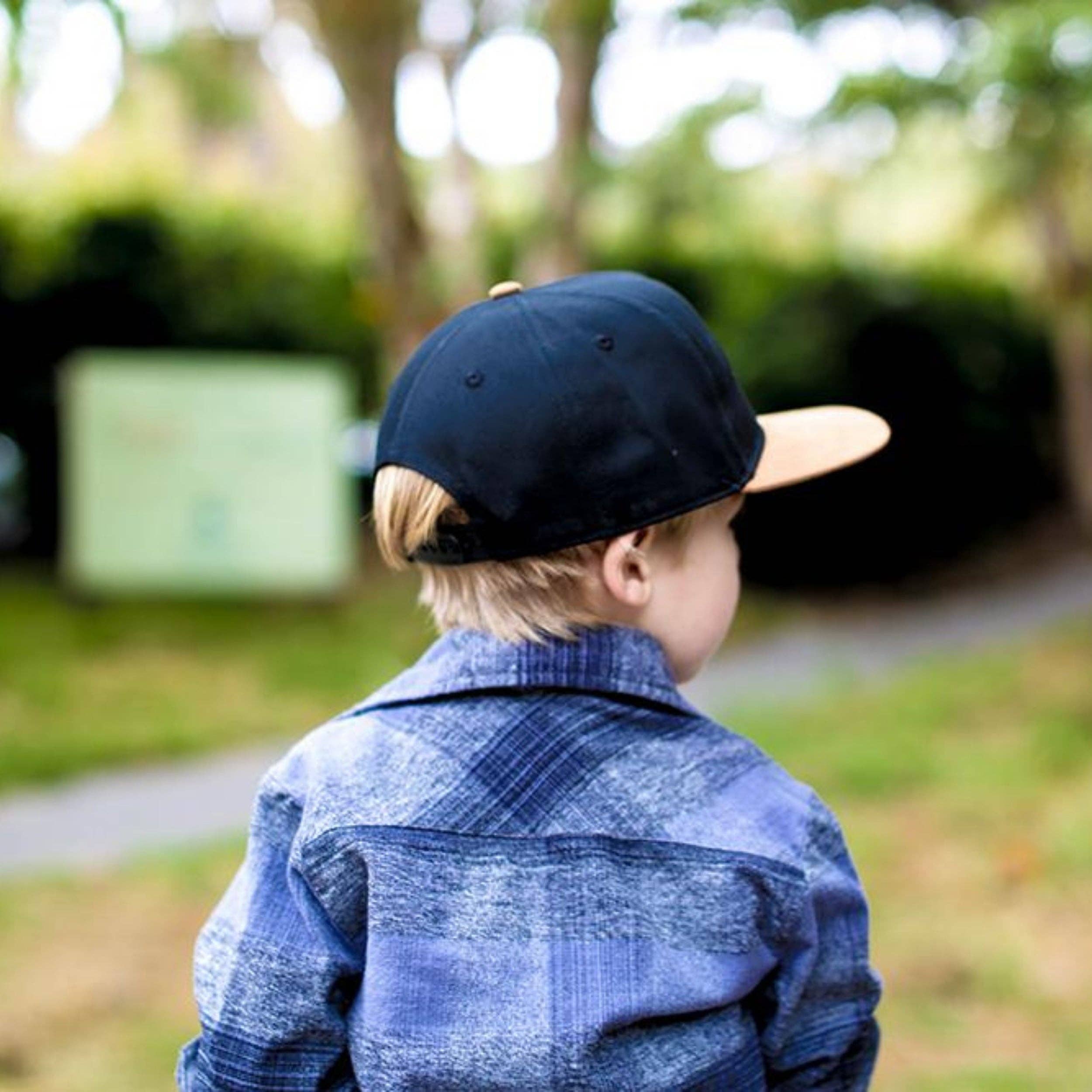 Black Hat for Infant | Eli Newborn Snapback Hats for wholesale on Faire10