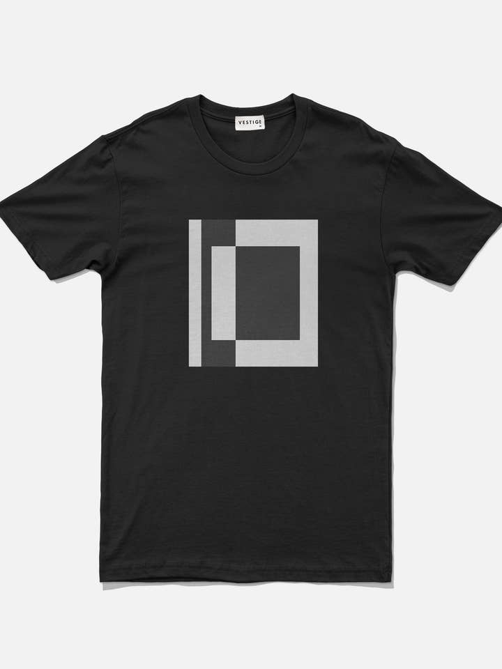Art Cube Tee, Black for wholesale by VESTIGE