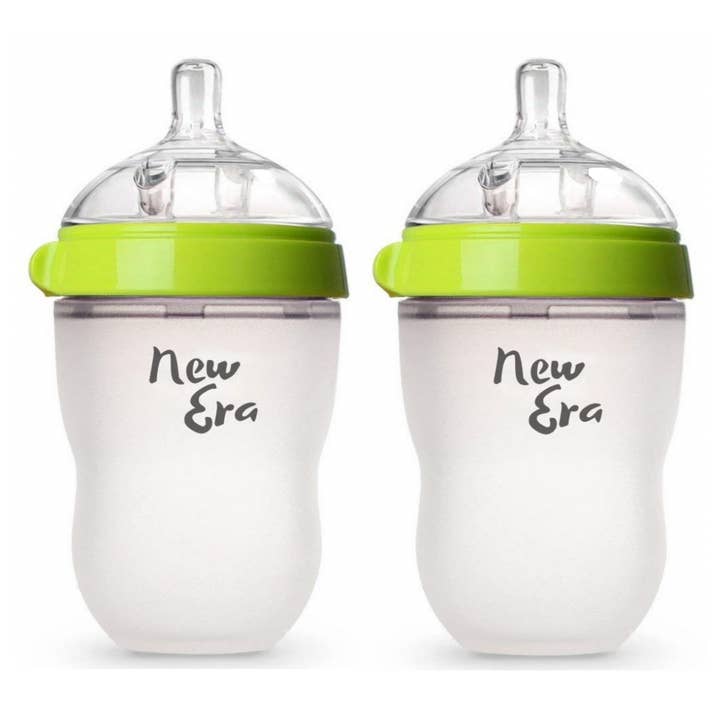 NewEra Baby - Wholesale Baby Bottle - Set of 2 New Era Bottles | Hygienic Silicone | Anti-colic | 250 ml1