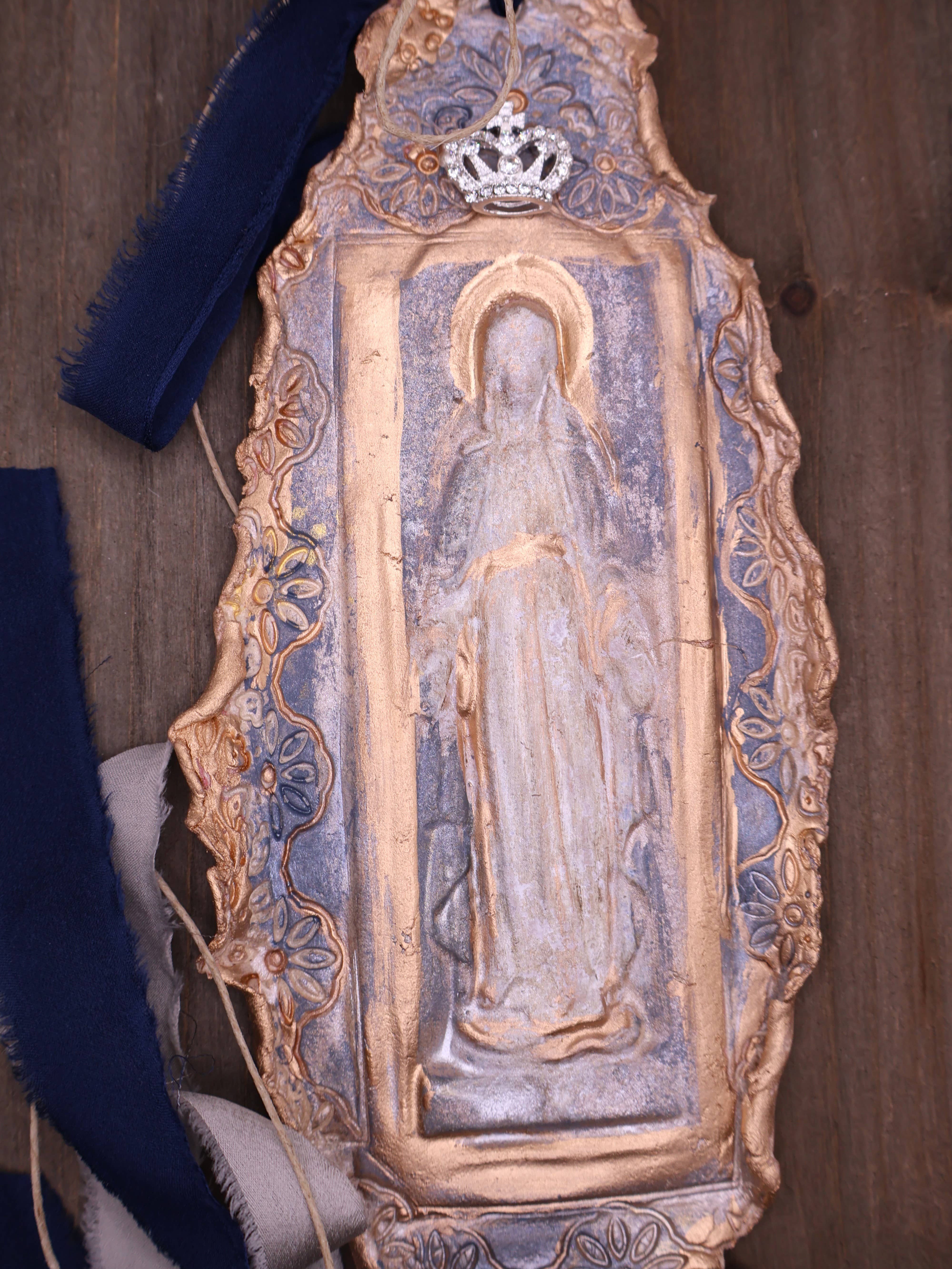 Provincial Posh - Wholesale Ornament - Mother Mary, Handmade Clay Art 4