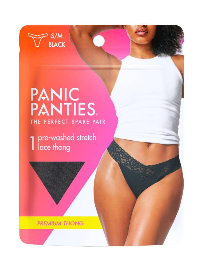 Panic Panties - Wholesale Underwear - Women's - Everyday Stretch Thong - Panic Panties Essentials1