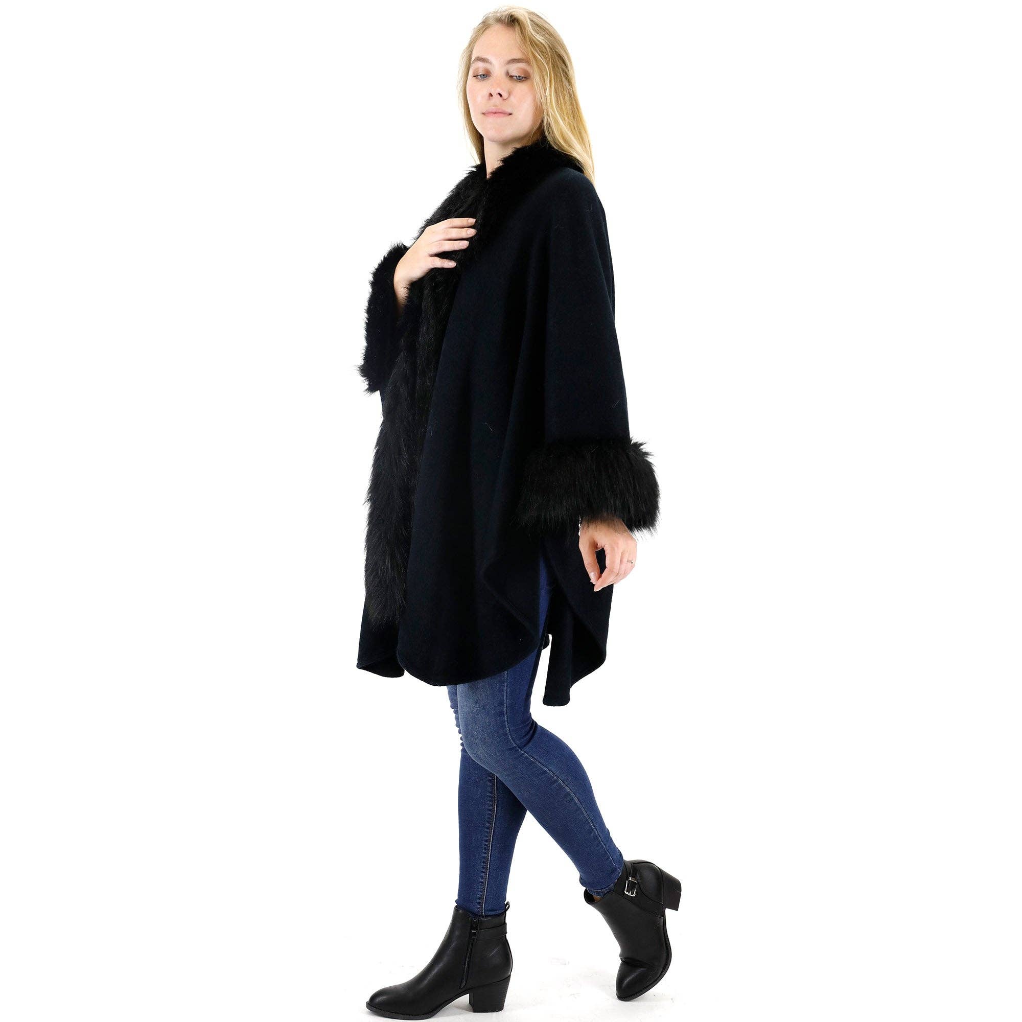 TAPA fashion – wholesale Päls/fuskpäls - Dam – Päls Sjal Lång SH921 (2ST)14