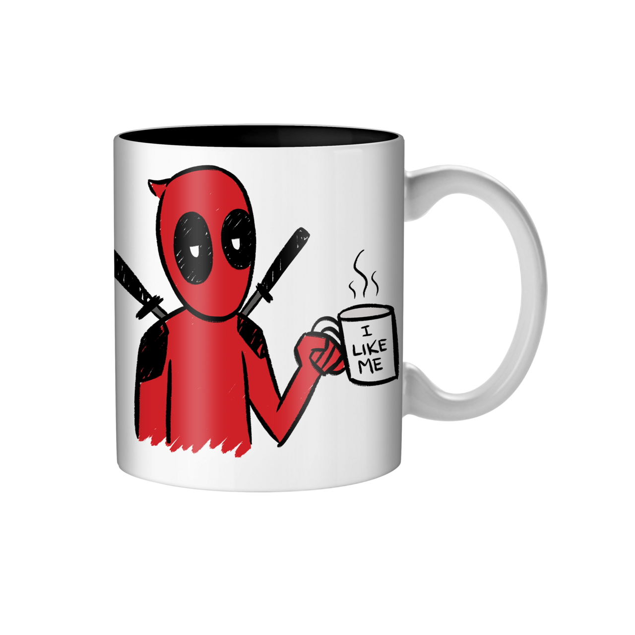 Silver Buffalo - Vente Tasse à café - Deadpool J'aime Moi Tasse en Céramique 20oz0