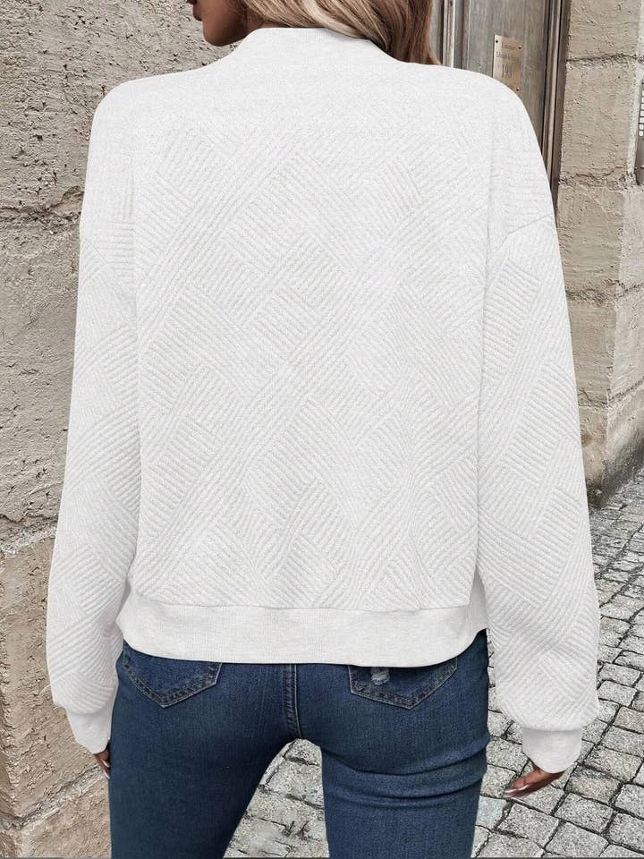 Lily Clothing - Wholesale Varsity/Baseball Jacket - Women's - ZIP-UP JACKET BASEBALL COLLAR BLAZER5