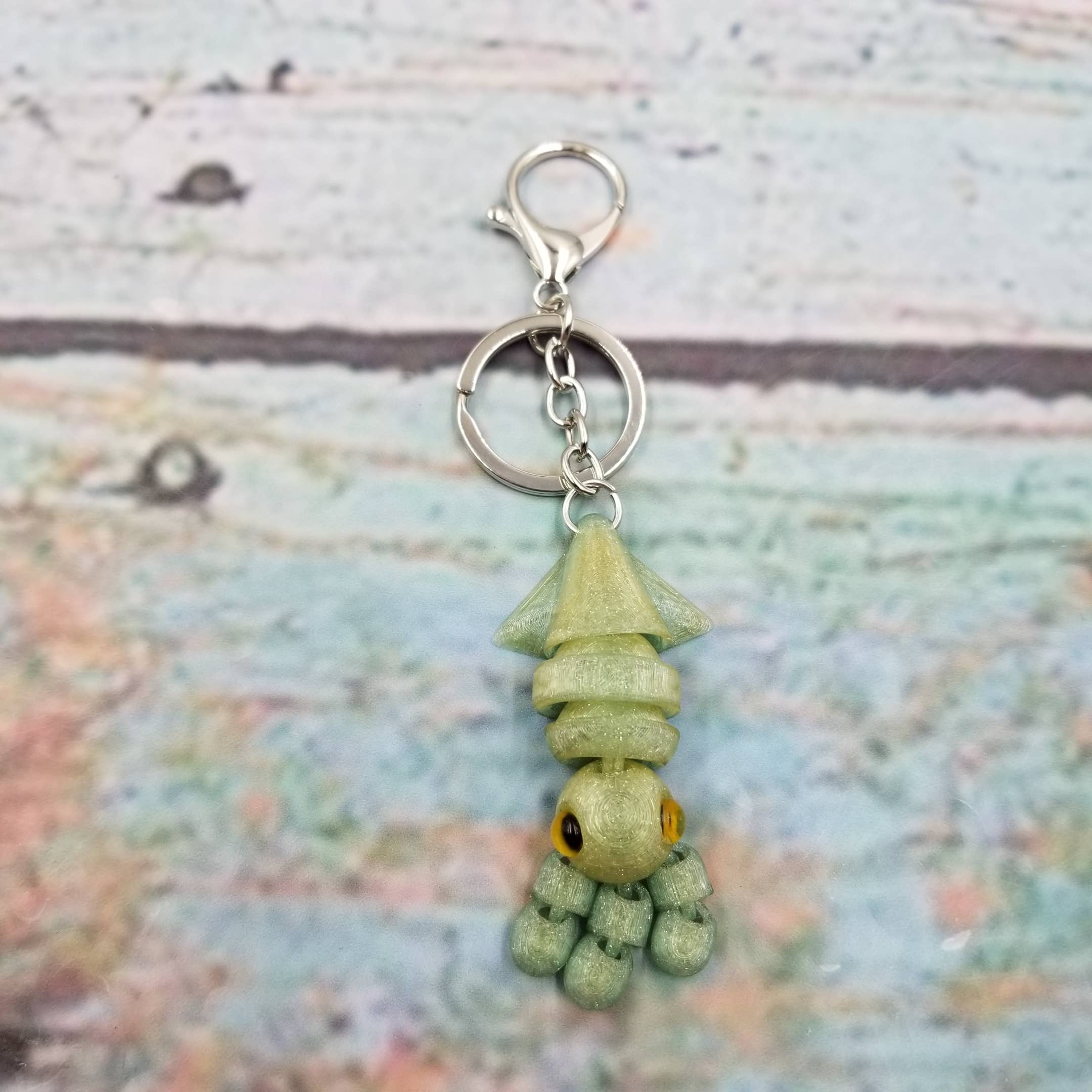 MIAS SHOP - Wholesale Fidget Toy - Kids - 3d Printed Stress Relieving Squid Keychain Toys2