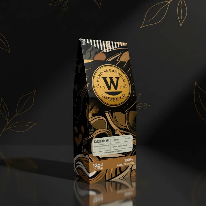 Colombia SO (12oz single-origin roast) for wholesale by Wonders Emporium Coffee Co.