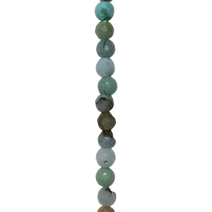 Amazonite - (Polished) - Round/ Faceted for wholesale by The Bead District
