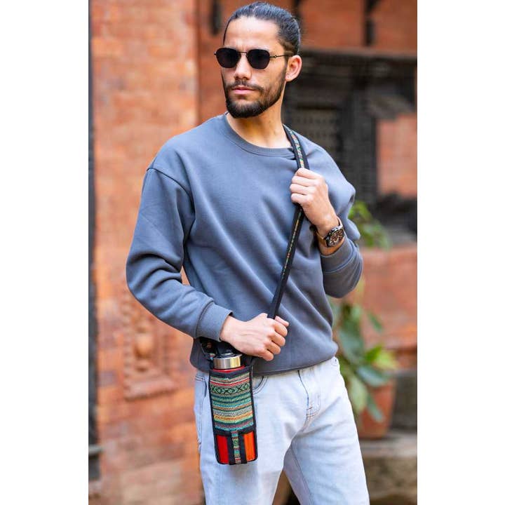 Cotton Waterbottle Holder and other Purchase Wholesale water bottle holder with strap. Free Returns & Net 60 Terms on Faire trending on Faire.