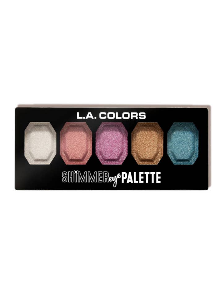 LA Colors CES696 Shimmer Eye Palette Shine On - 3pc for wholesale by PINEAPPLE Beauty