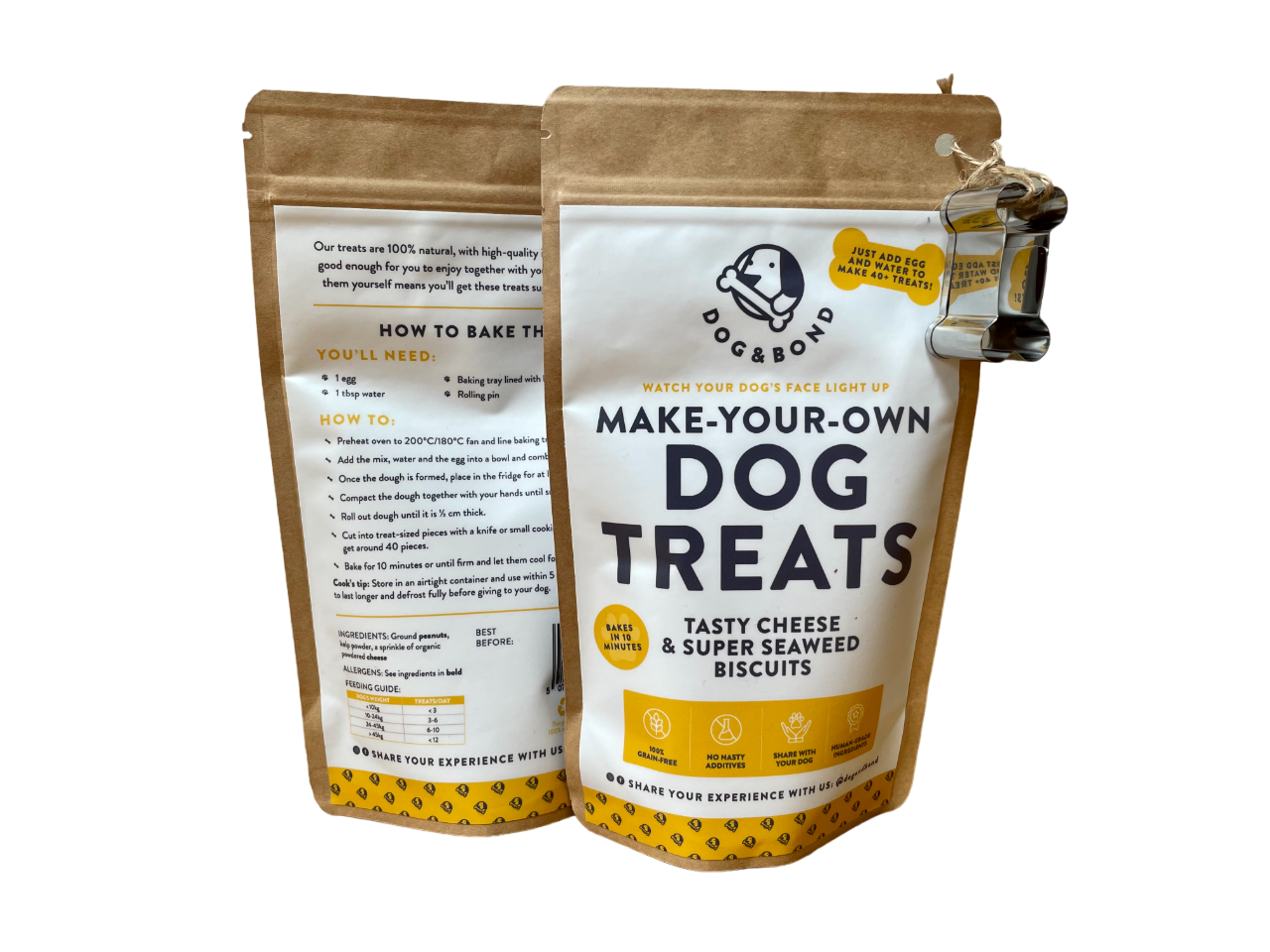 Dog & Bond – Award-Winning Pet Gifts & Dog Treat Kits – wholesale Pet treats – Dog – Make-Your-Own Dog Treats: Tasty Cheese & Super Seaweed4