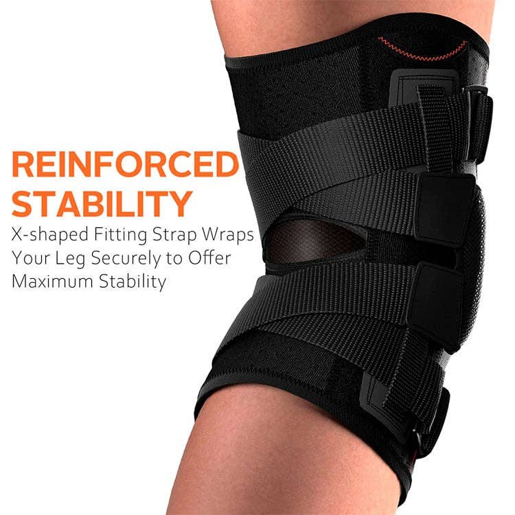 VIGOR - Wholesale Body Brace/Support - Neoprene Strong Support Sports Hinged Knee Pads Knee Brace(119
