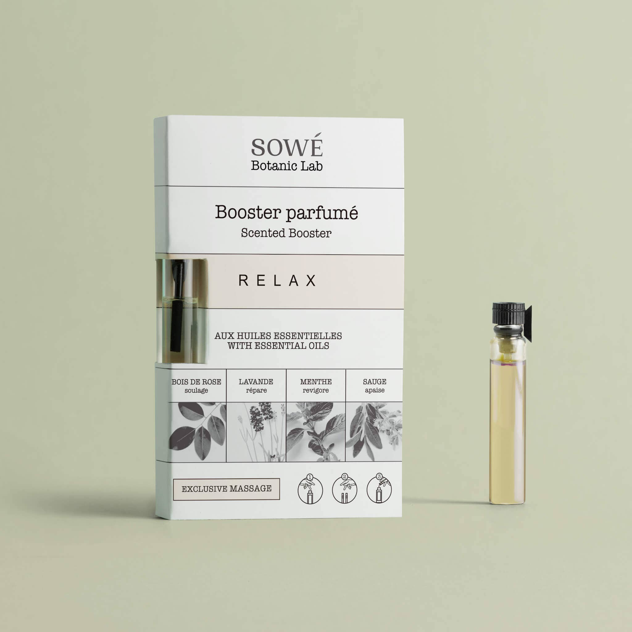 SOWE Botanic Lab – wholesale Eterisk olja – Relax Booster med ekologiska eteriska oljor - lavendeldoft0