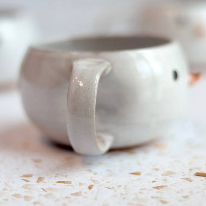 Gravesco Pottery - Wholesale Koffiemok - Snowman handgemaakte koffiemok Kerst Winter aardewerk 4