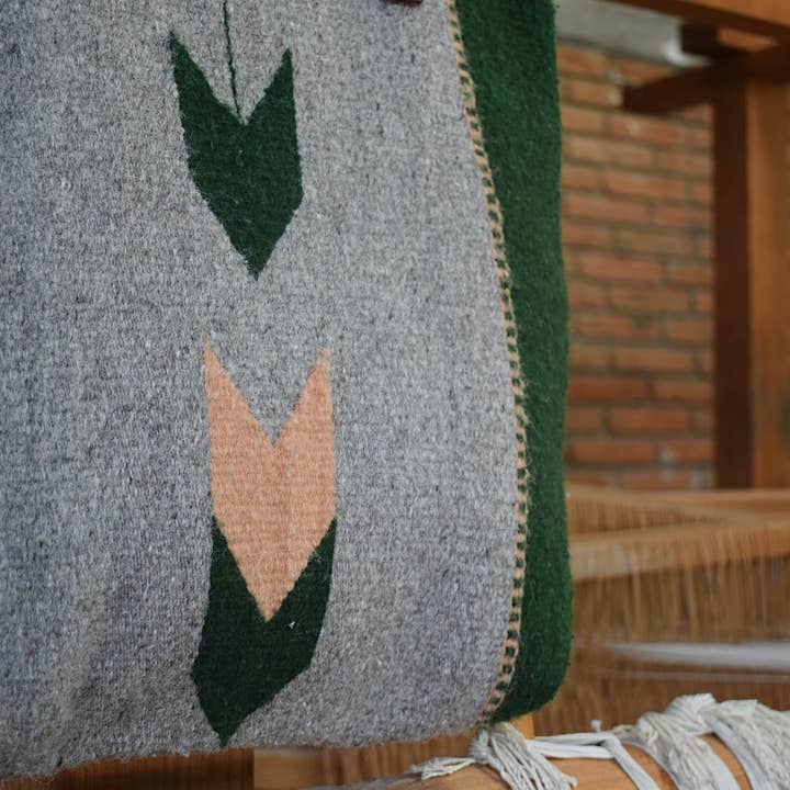 The Zapotec Weavers – wholesale Tote bag – Women's – Zapotec Green Arrow Bag 4