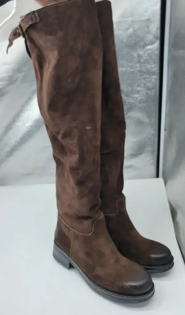 Eccellenza Donna - Wholesale Cowboy Boots - Women's - ART.240 Boots Brown leather Made in Italy0