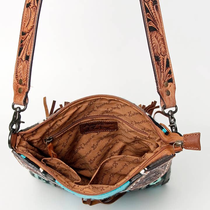 LS Western - Wholesale Crossbody Bag - Women's - ADBGZ125 Saddle Blanket