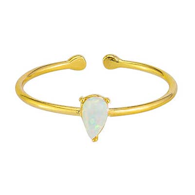Mesh Opal Ring för wholesale av Jolie & Deen