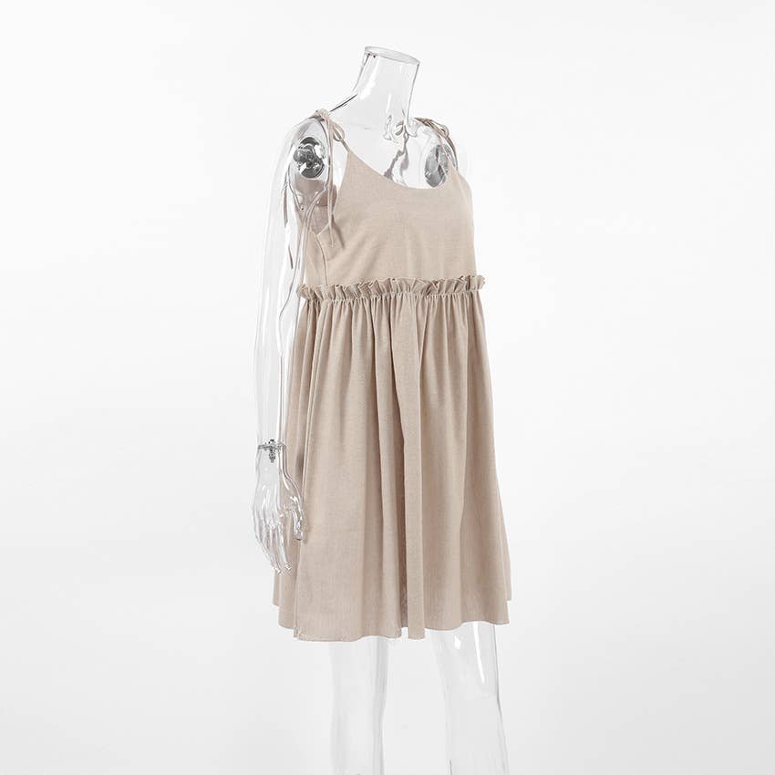 Hope & Sunshine - Wholesale Dress - Women's - Cotton Linen A-Line Sundress1