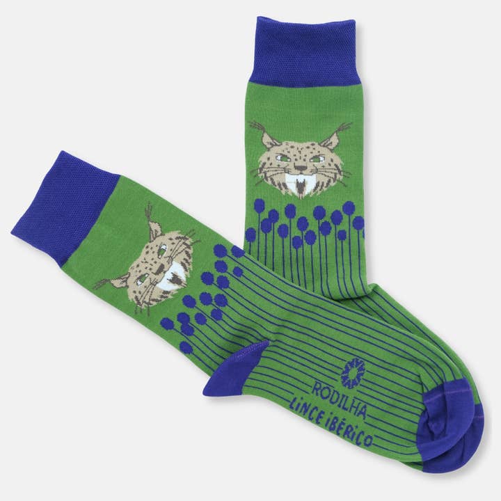 Iberian Lynx Socks - Fauna Patricia Collection for wholesale by Rodilha