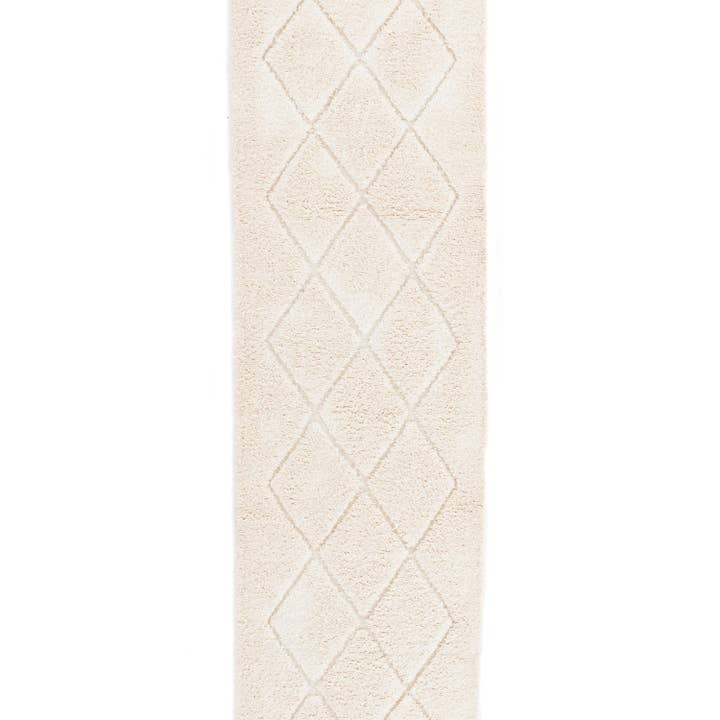 Tapis de couloir marocain Shag fait main, 82 x 295 cm pour la vente par Benisouk
