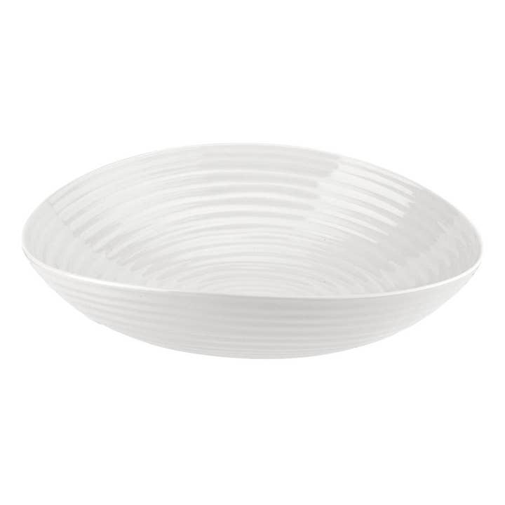 Portmeirion Sophie Conran-White 12 Inch Pasta Serving Bowl for wholesale by Portmeirion, Spode, Pimpernel, Nacthmann, Wrendale Designs