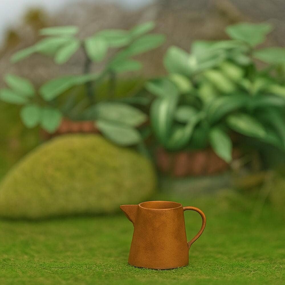 Factory Direct Craft - Wholesale Decorative Tabletop Object - Rusty Tin Mini Water Pitcher2