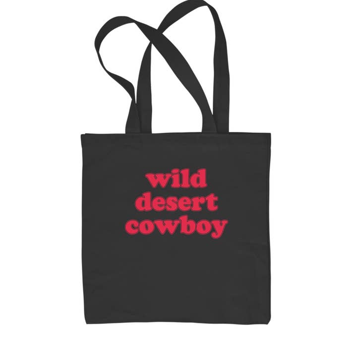 Sac de courses du pays des cowboys du désert sauvage pour la vente par Expression Tees