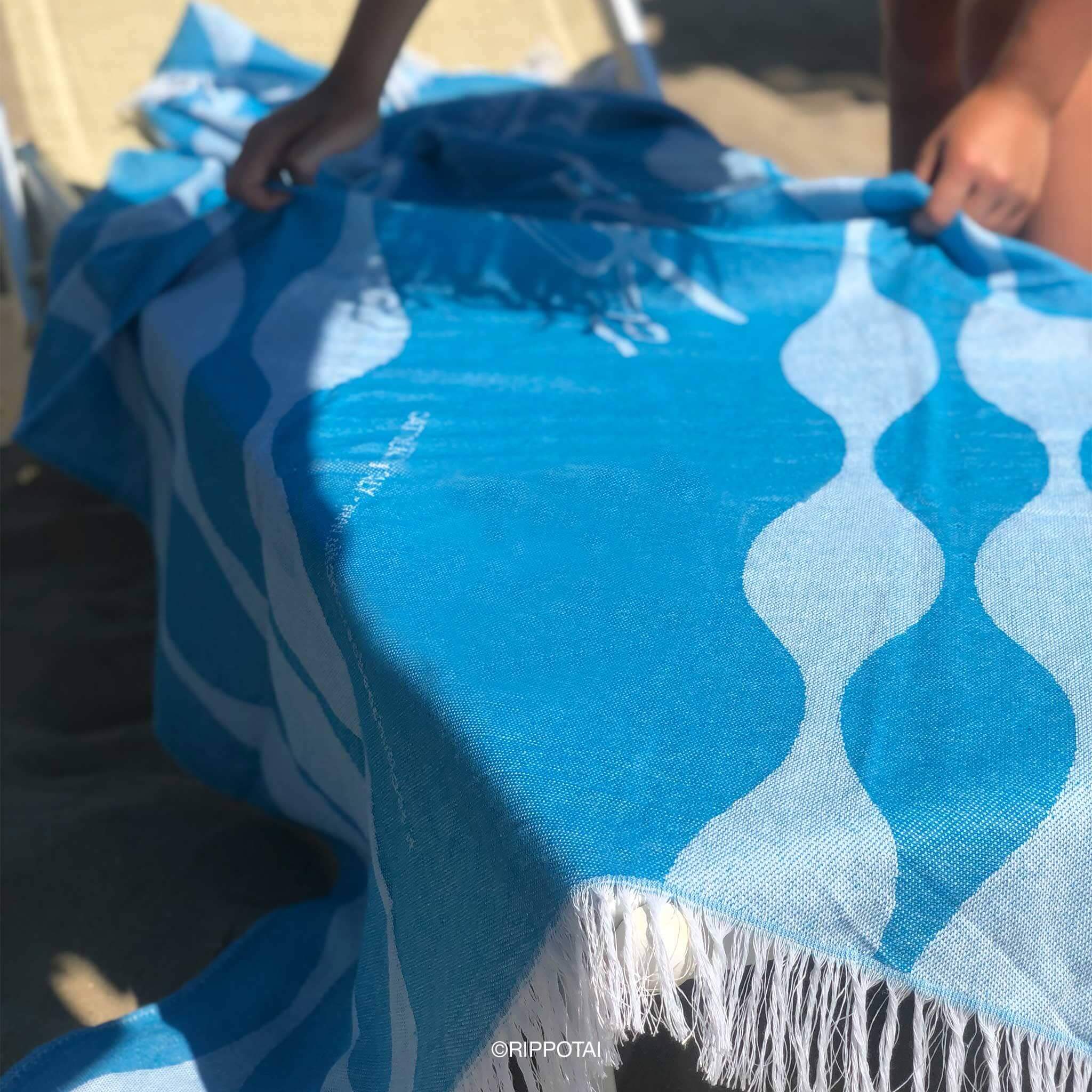 Rippotai - Wholesale Beach Towel - Ecological Beach Towel in Seaqual® – Sustainable and Soft8