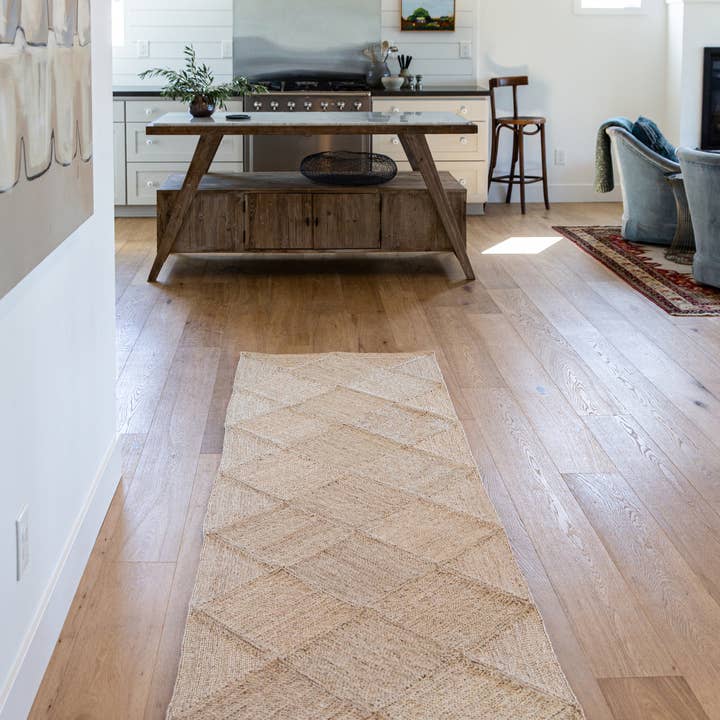 Jute 9' Runner, carre for wholesale by Will & Atlas