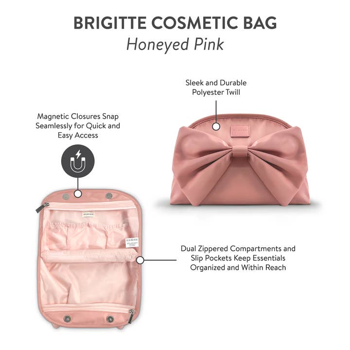 Studio Oh! - Wholesale Makeup/Cosmetic Bag - Honeyed Pink Brigitte Cosmetic Pouch3