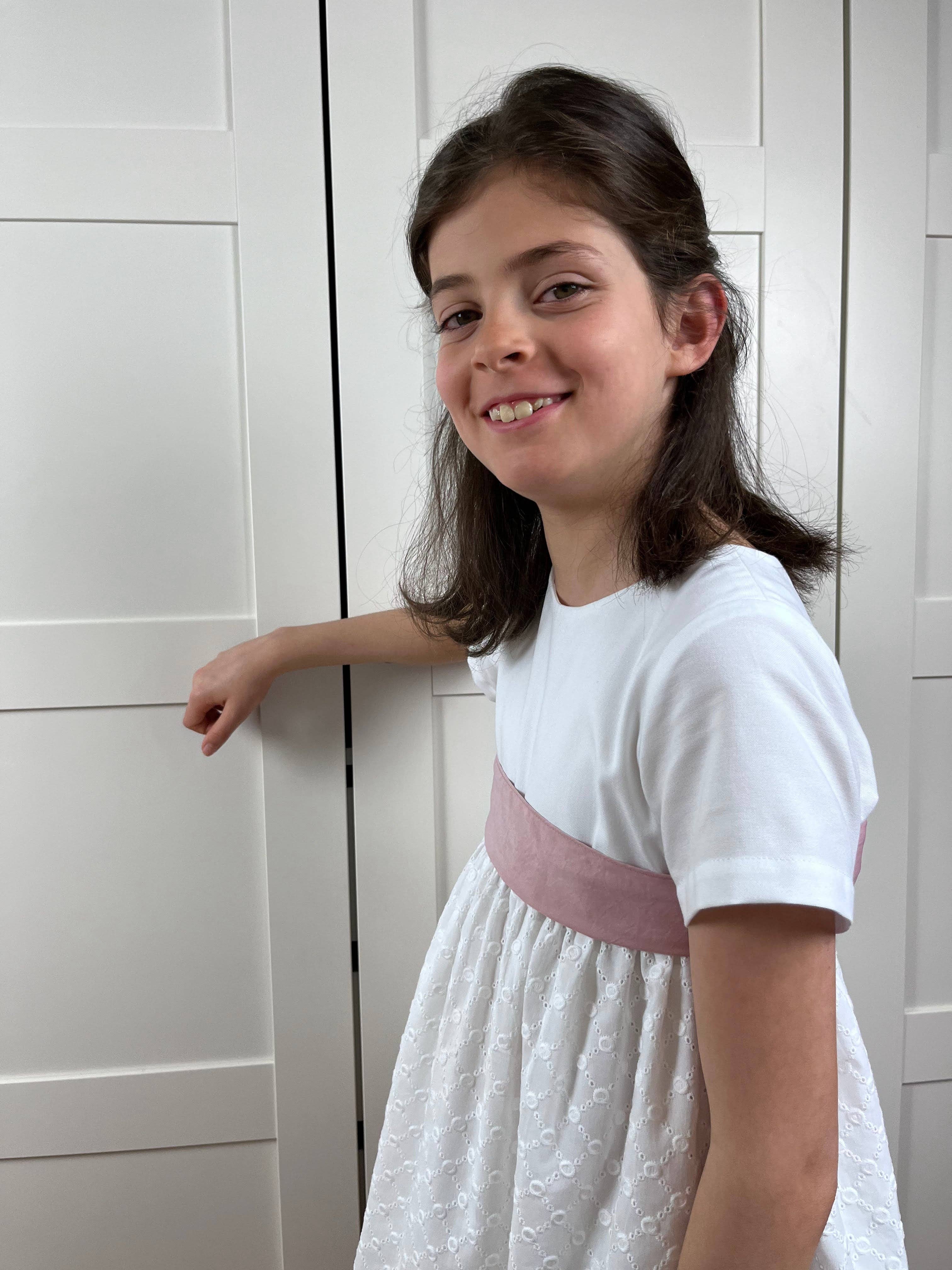 Maria Chicória - Wholesale Dress - Kids - White Embroidered Ceremony Dress2