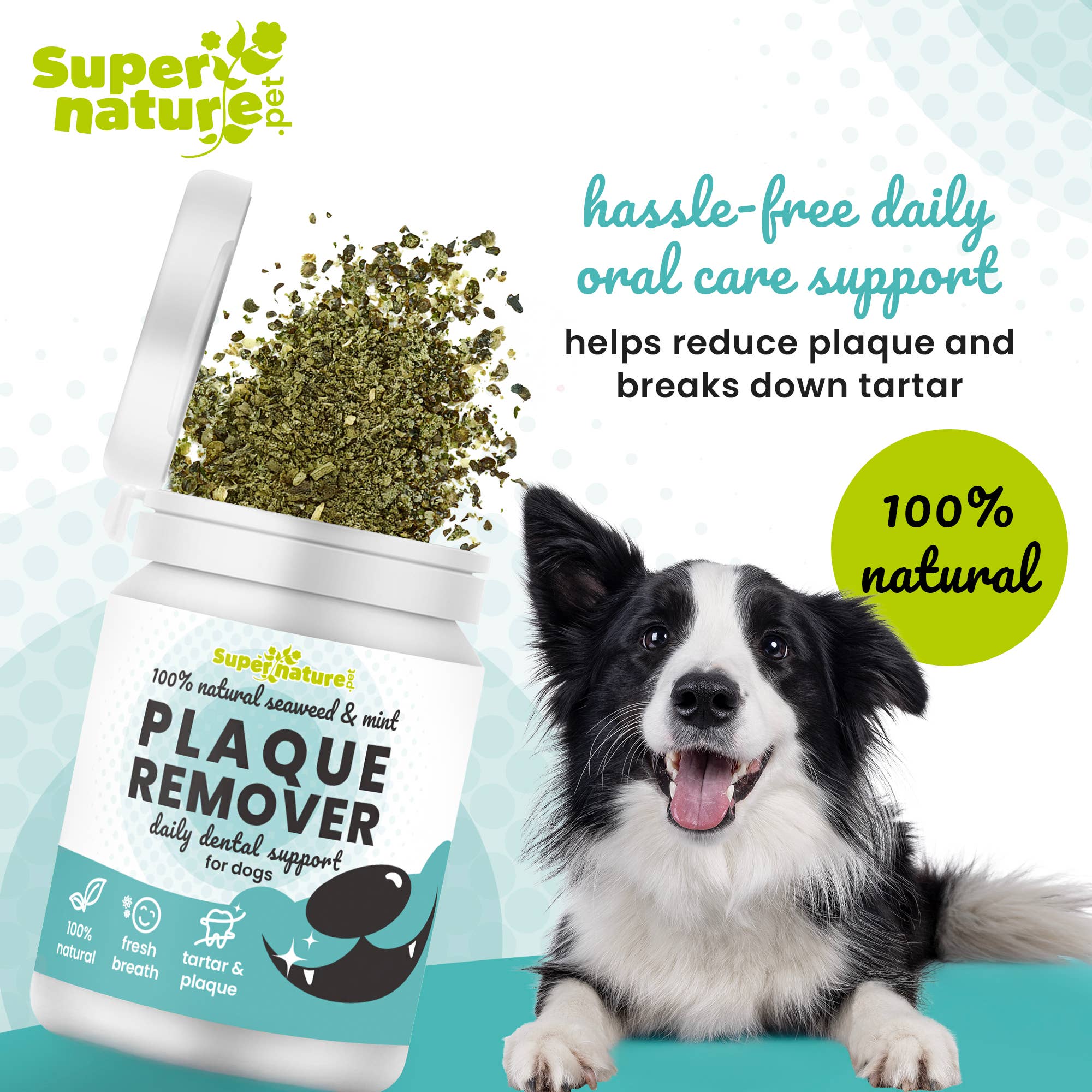Natures Grub – wholesale Pet supplement – Dog – Supernature Plaque Remover | Natural Dental Care for Dogs7