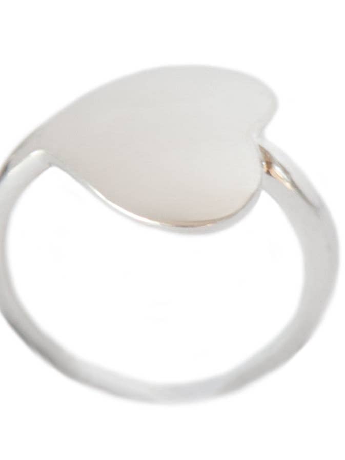 Hjerte sølvring for engroshandel hos Negar Shams