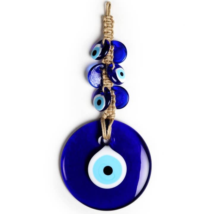 Karens Line – Großhandel 3D-Wandkunst – Runder Evil Eye Glas-Wandanhänger zum Aufhängen