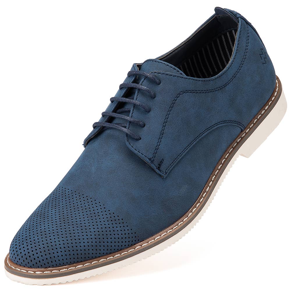Mio Marino – Sapatos Oxford - Homem por atacado – Sapatos Oxford pontilhados3
