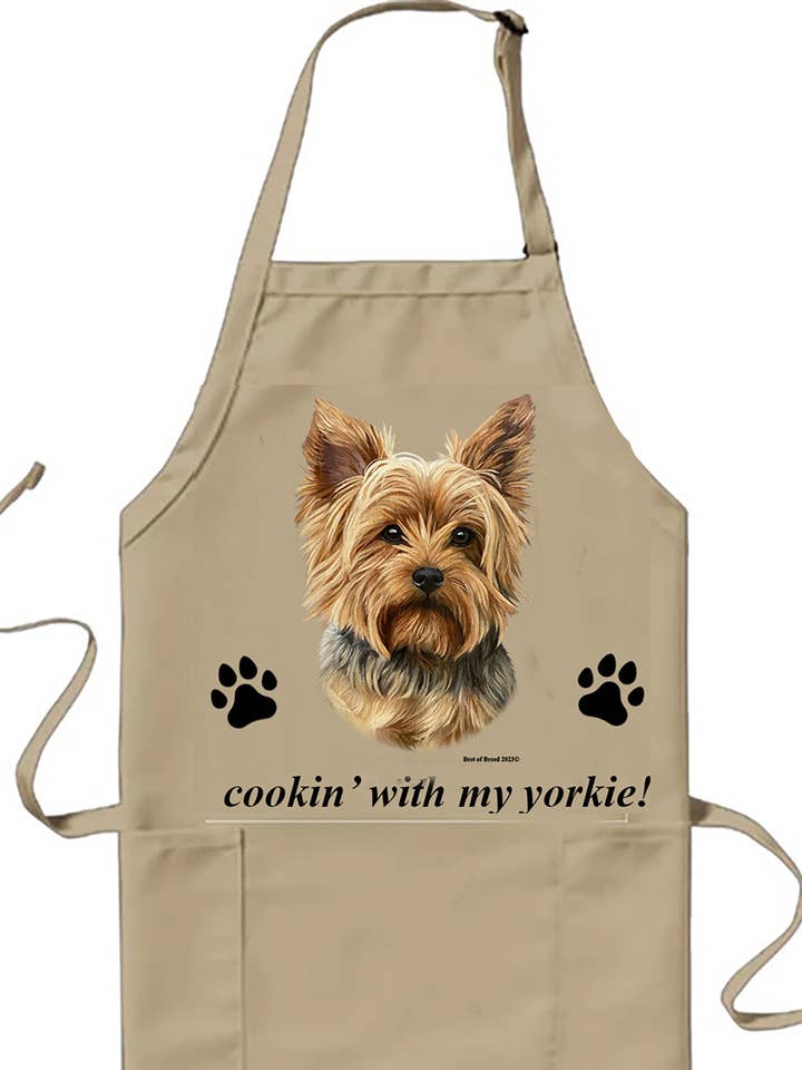 Yorkie Puppy Cut - Bästa matlagningsförkläden för wholesale av Best of Breed Products