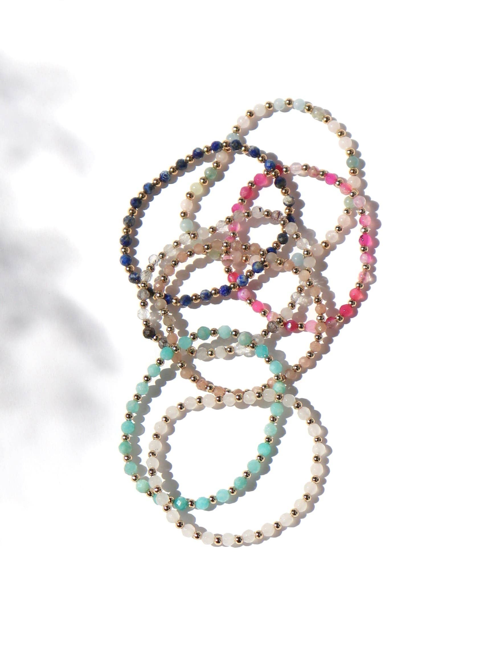 Kaylie Dawn Jewelry - Wholesale Beaded Bracelet - Elley Stretchy Stackable Gemstone Bracelet, Handmade in USA16