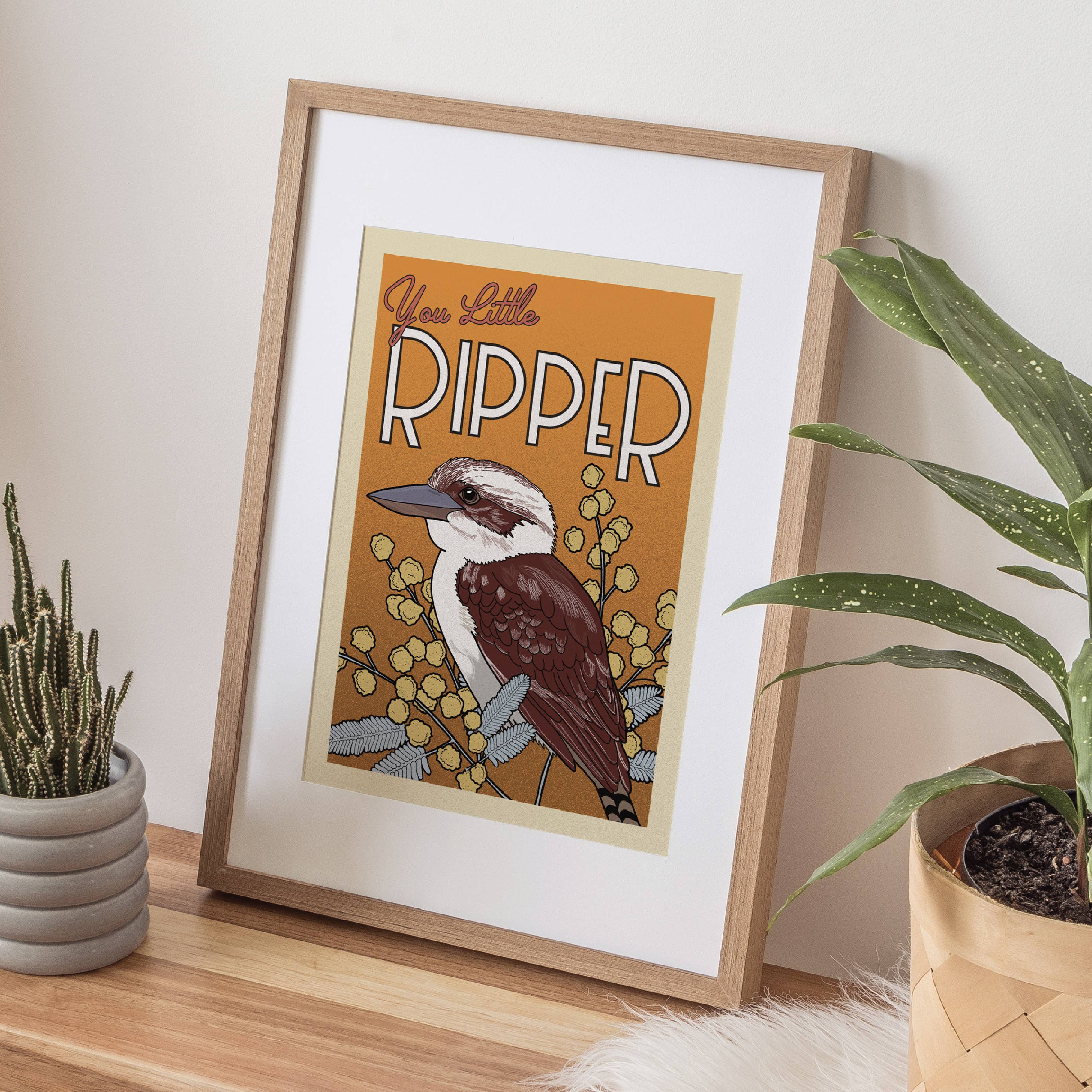 Little Green Mini Creative - Wholesale Poster - Kookaburra Poster | Art Print | Australian Wall Art1