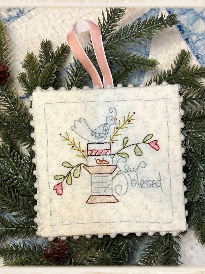 Sew Blessed Embroidery Pattern for wholesale by Plumcute Designs