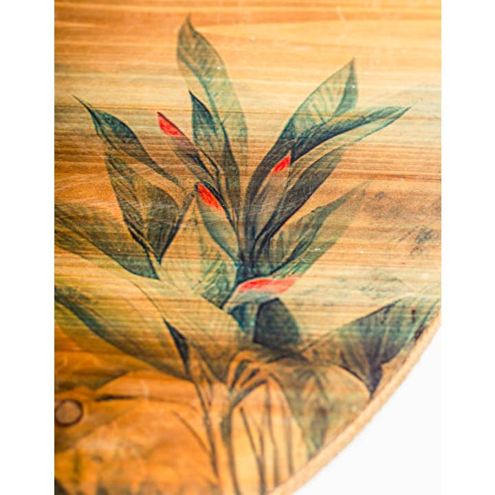 McGowan & Rutherford Ltd – wholesale Coffee table – Tropical Landscape Round Coffee Table 80cm2