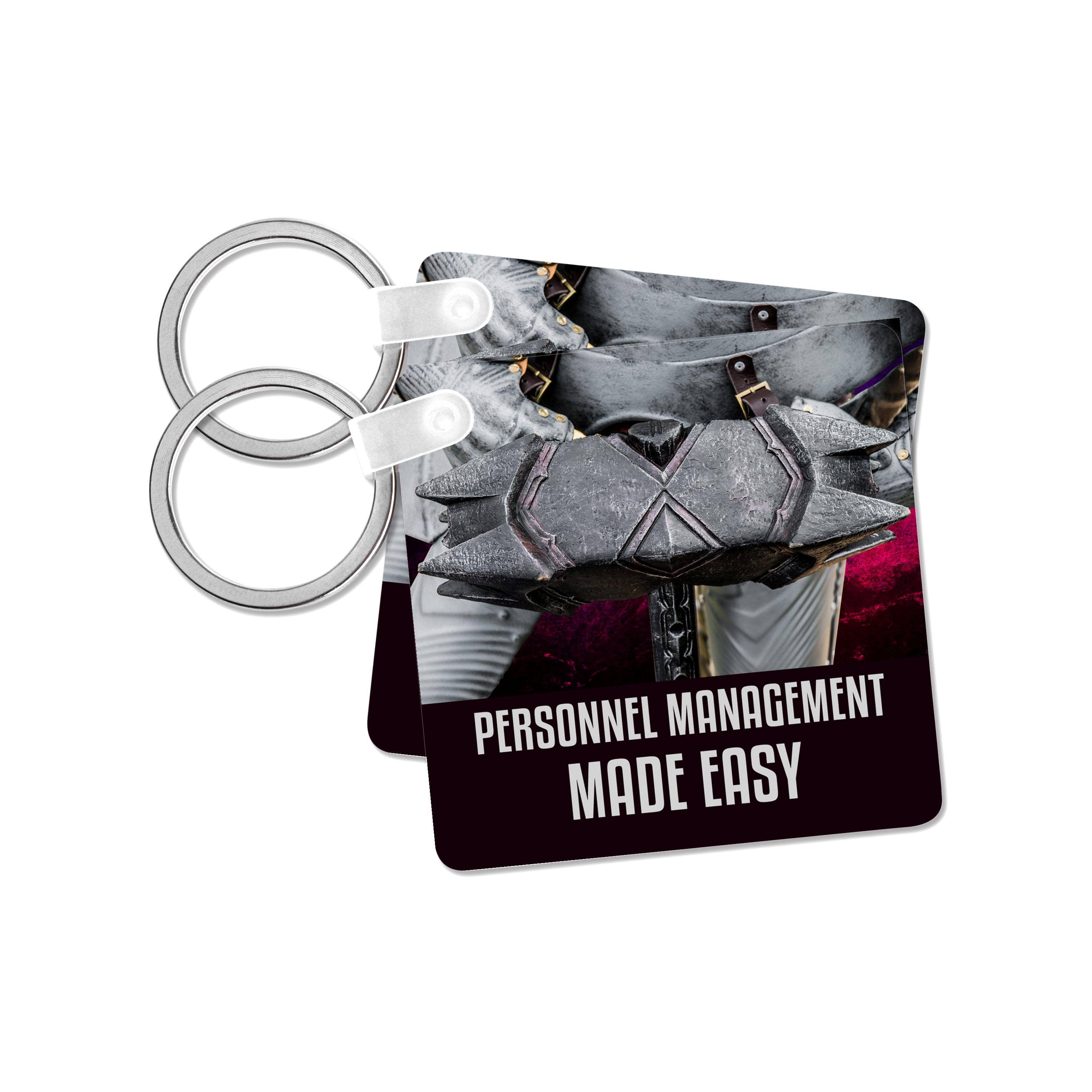 3dRose - Wholesale Keychain - Unisex - 3dRose, Medieval knight armor, a war-hammer. Personnel management made easy, Key Chain7