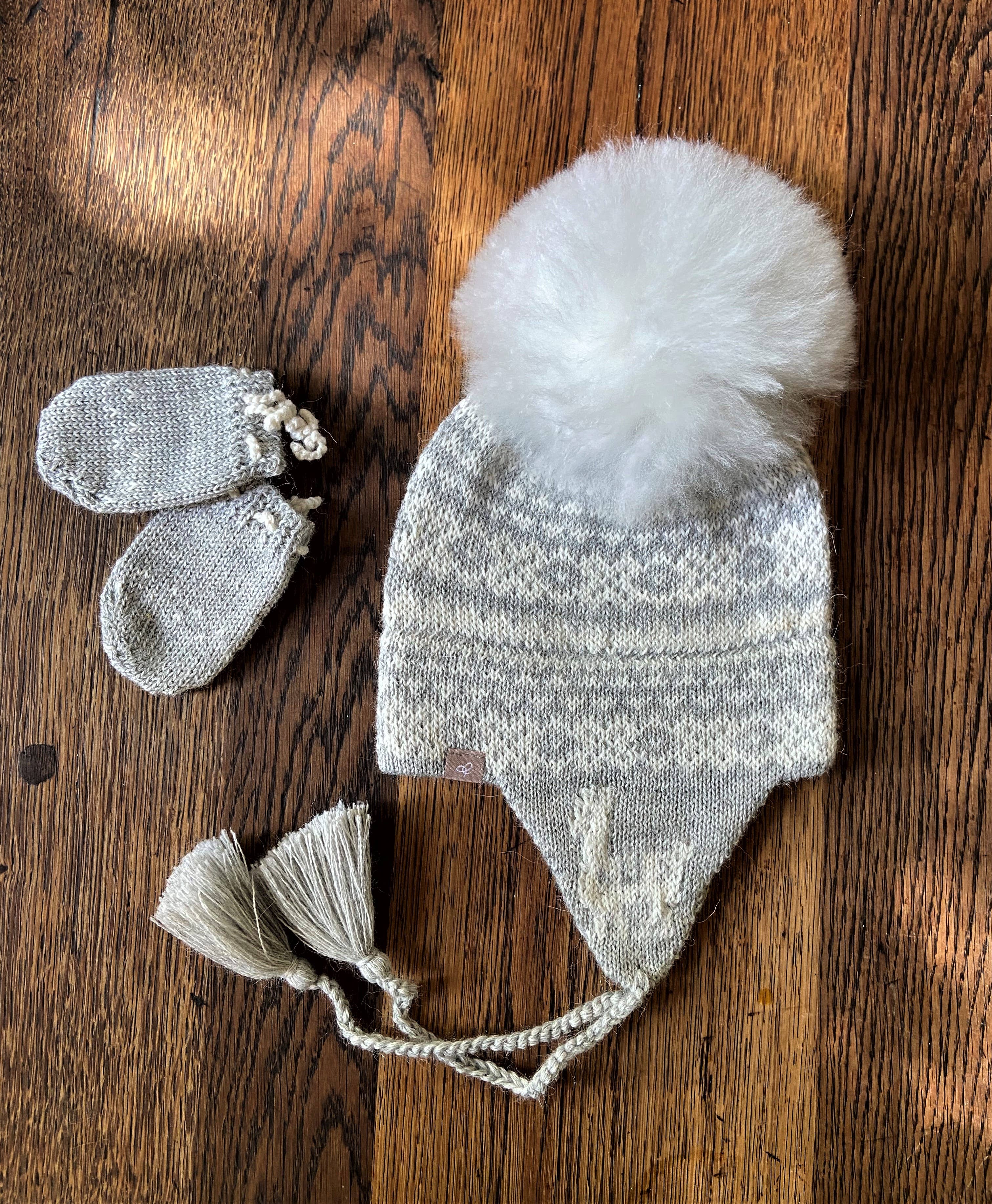 Samantha Holmes Alpaca Clothing and Gifts - Wholesale Newborn/Knit Hat - Baby - Alpaca Baby Earflap Hat - CLEARANCE PRICE11