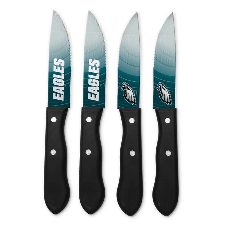 NFL Philadelphia Eagles 4pc Steak Knife Set for wholesale by Inglasco Inc.