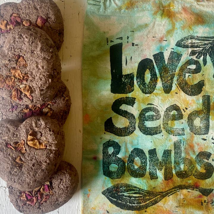 Sea + Green - Wholesale Plant Seeds - LOVE Seed + Soil Hearts Wildflower Bee Friendly Seed Ball