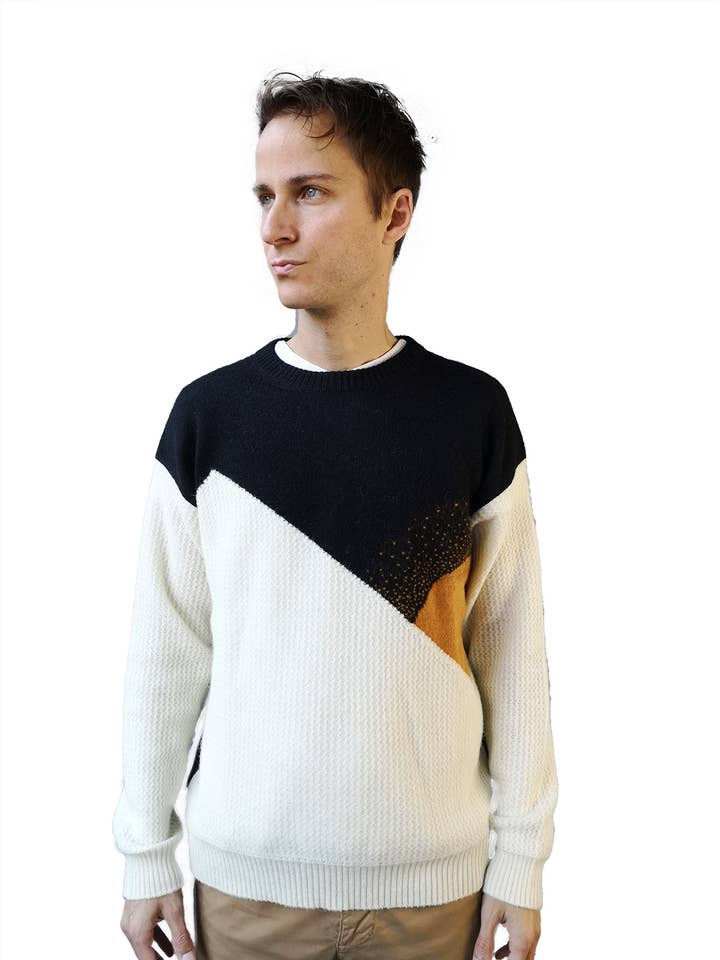 Pull d' alpaga Misti Oversize "Moonlight" pour la vente par Alpaga Le Monde