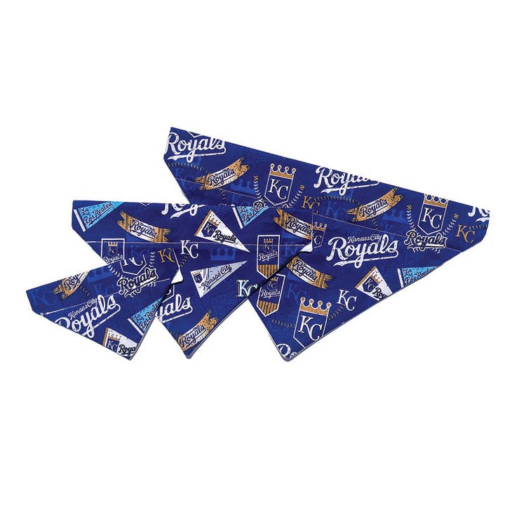 Royals Flag Dog Bandana for wholesale by PawsAbilities